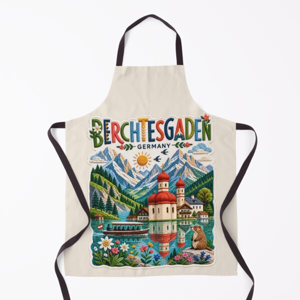 Item preview, Bavarian Alps Berchtesgaden Travel Souvenir Art designed and sold by Witsprings.