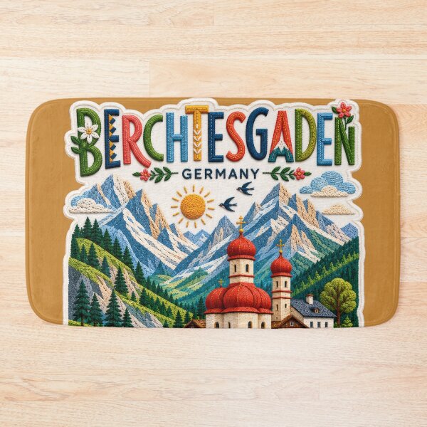 Item preview, Bavarian Alps Berchtesgaden Travel Souvenir Art designed and sold by Witsprings.