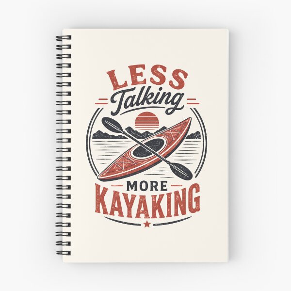 Item preview, Less Talking More Kayaking designed and sold by DemureArtsy.