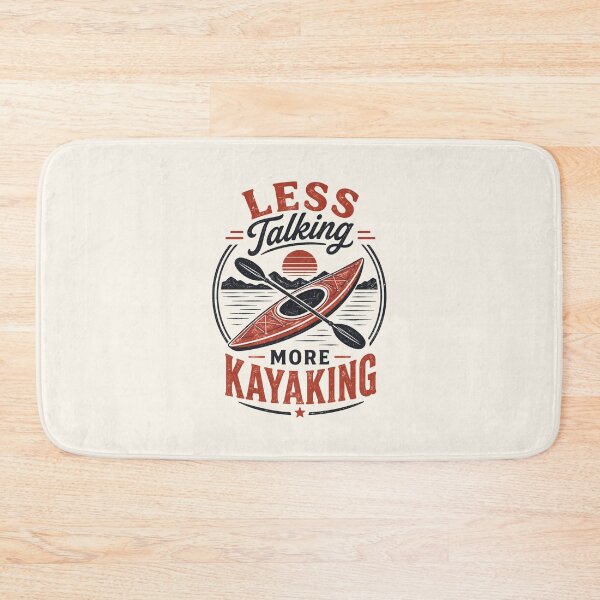 Item preview, Less Talking More Kayaking designed and sold by DemureArtsy.