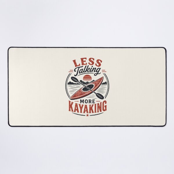 Item preview, Less Talking More Kayaking designed and sold by DemureArtsy.