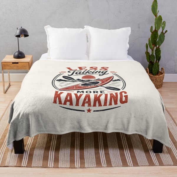 Item preview, Less Talking More Kayaking designed and sold by DemureArtsy.