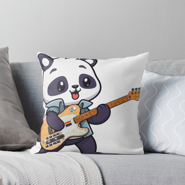 Item preview, cute panda playing electric guitar styles designed and sold by Donald-Bryantt.