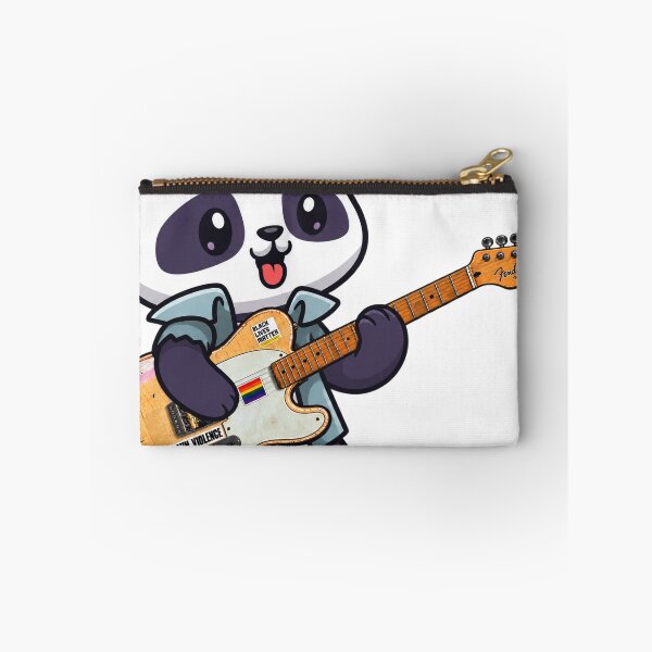 Item preview, cute panda playing electric guitar styles designed and sold by Donald-Bryantt.