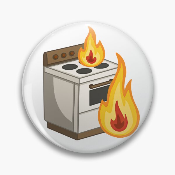 Item preview, Kitchen Stove on Fire designed and sold by SunnyBunnyHome.
