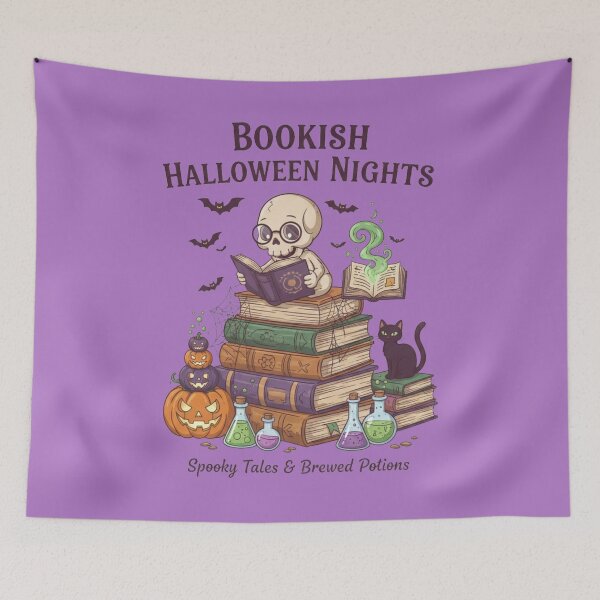 Item preview, Cute Skeleton Reading Books Potion Graphic designed and sold by Exquisite Design Studio „Paculówka”.