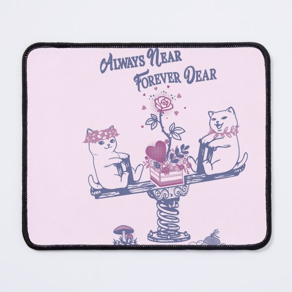 Item preview, Valentine Cat Seesaw designed and sold by catnbloom.