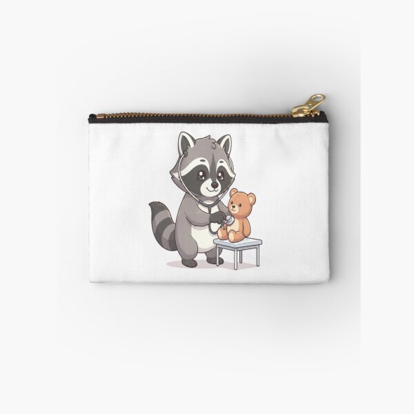 Item preview, Cute Raccoon Doctor Examining Teddy designed and sold by Ella_Sketch.