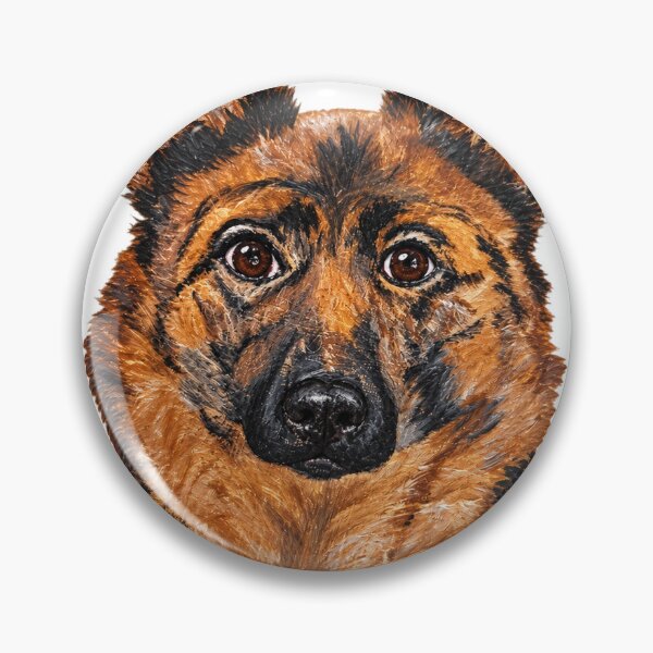 Item preview, German Shepherd Original painting acrylic designed and sold by Chris Zahorcik Art.