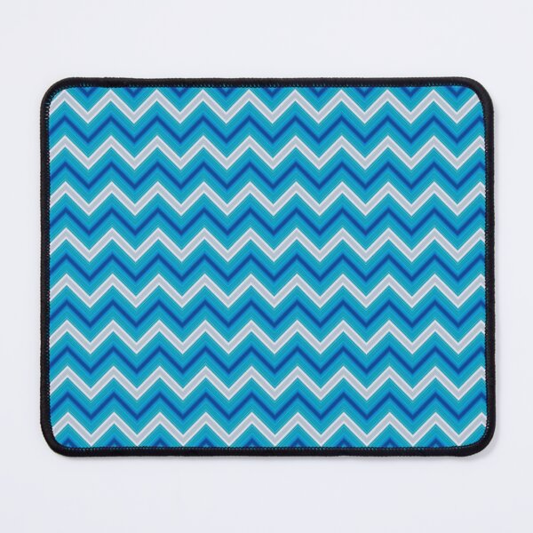 Item preview, Retro Blue Chevron Waves Pattern — Cool Coastal Zigzag designed and sold by whimsiqueer.