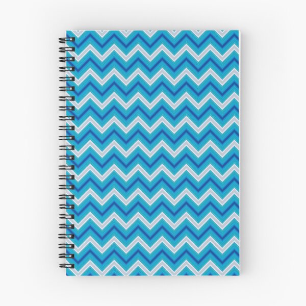 Item preview, Retro Blue Chevron Waves Pattern — Cool Coastal Zigzag designed and sold by whimsiqueer.