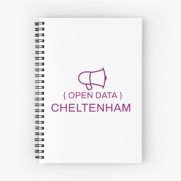 Item preview, Open Data Cheltenham - Pink Megaphone designed and sold by thechelsuk.