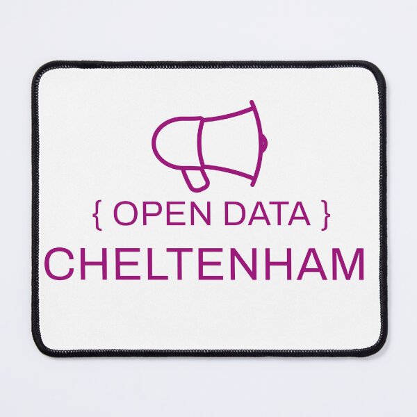 Item preview, Open Data Cheltenham - Pink Megaphone designed and sold by thechelsuk.