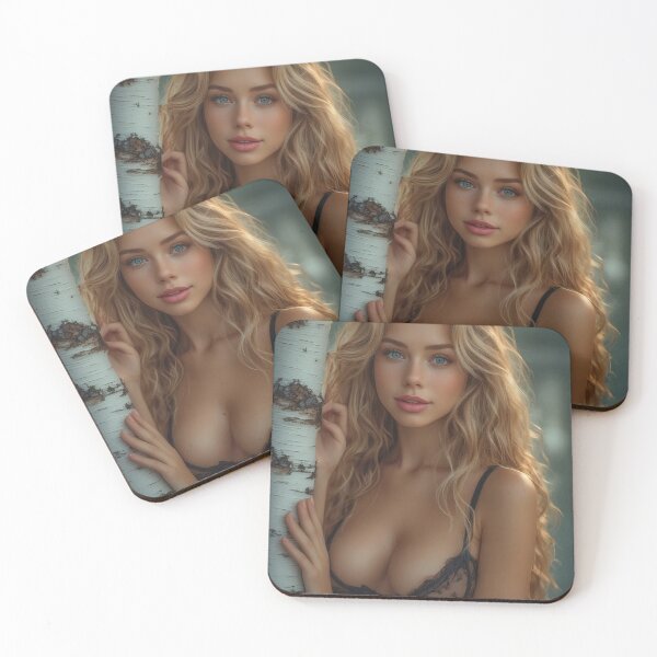 Item preview, Birch Forest Grace: Blonde Model Portrait designed and sold by Holub Art Studio & design.