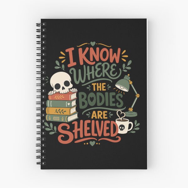 Item preview, I Know Where The Bodies Are Shelved Shirt, Funny Book Lover Skeleton T-Shirt, Halloween Bookish Gift, Librarian Humor Tee, Reading Shirt designed and sold by EpicInks24.