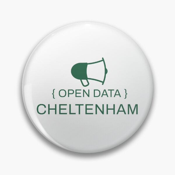 Item preview, Open Data Cheltenham - Green Megaphone designed and sold by thechelsuk.
