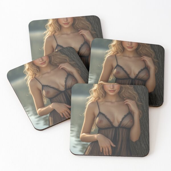 Item preview, Ethereal Beauty: Blonde Model in Lingerie designed and sold by Holub Art Studio & design.