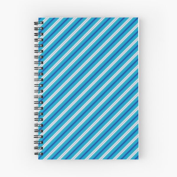 Item preview, Retro Blue Diagonal Stripe Pattern — Coastal Ocean Lines designed and sold by whimsiqueer.