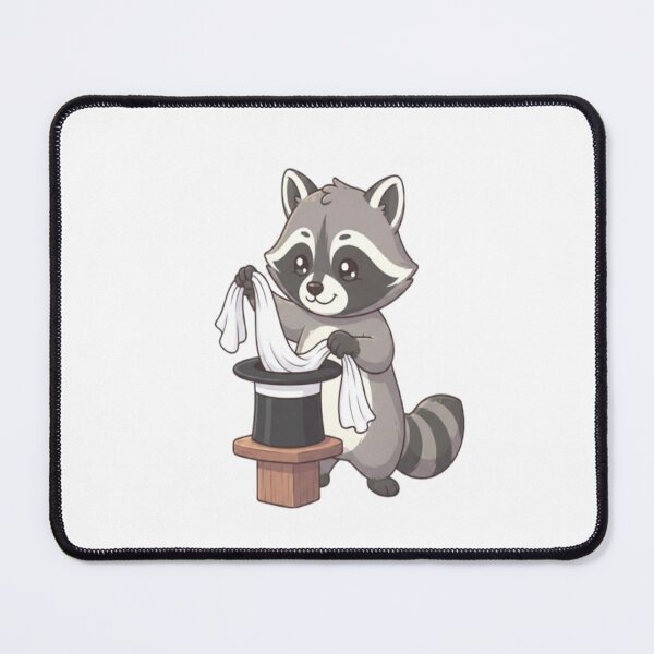 Item preview, Cute Raccoon Magician Pulling Cloth designed and sold by Ella_Sketch.