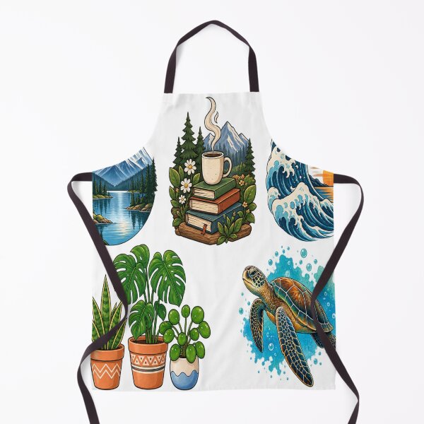 Item preview, Nature Lover Collection – Mountains, Plants, Ocean & Sea Turtle designed and sold by LmonioressXxx.