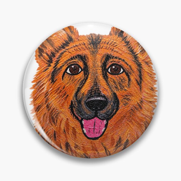 Item preview, German Shepherd Original art  designed and sold by Chris Zahorcik Art.