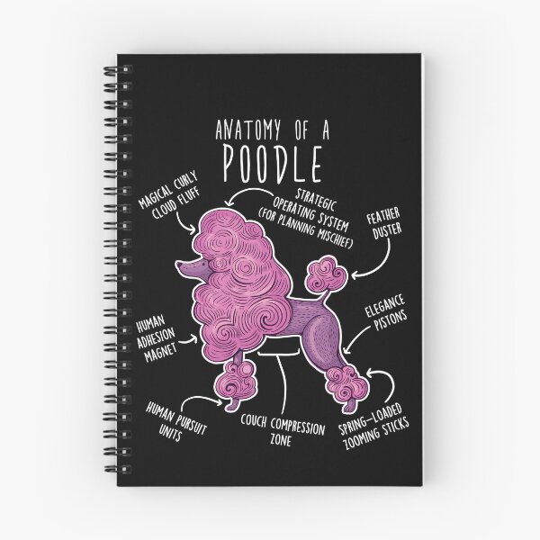 Item preview, Poodle Dog Anatomy designed and sold by Clara Hollins.
