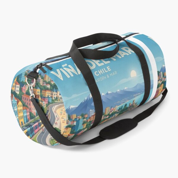 Item preview, Viña del Mar Chile Vintage Retro Travel Poster Art designed and sold by ElartedeNoel.