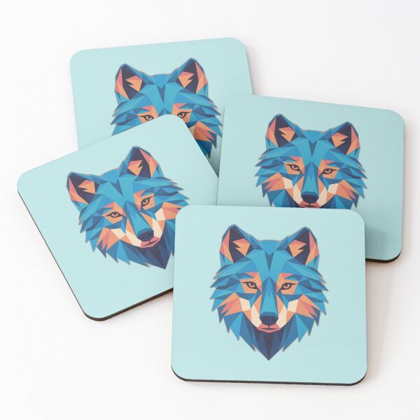 Item preview, Geometric Wolf Head  designed and sold by TeeVibeHaus.