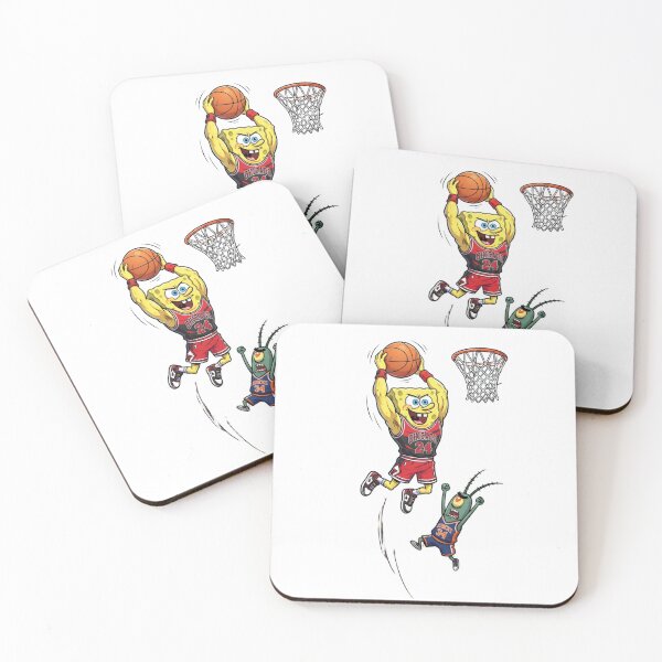 Item preview, Sponge Basketball Slam Dunk Cartoon Sports Art designed and sold by BlasiseDS.