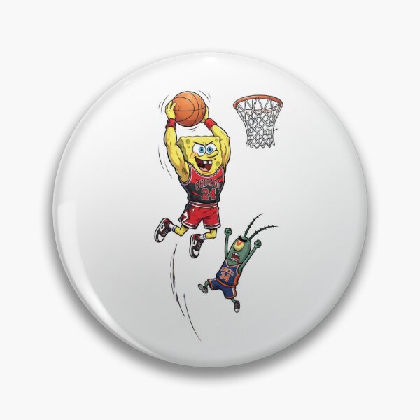 Item preview, Sponge Basketball Slam Dunk Cartoon Sports Art designed and sold by BlasiseDS.