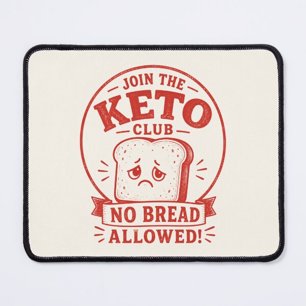 Item preview, Join the Keto Club No Bread Allowed designed and sold by DemureArtsy.