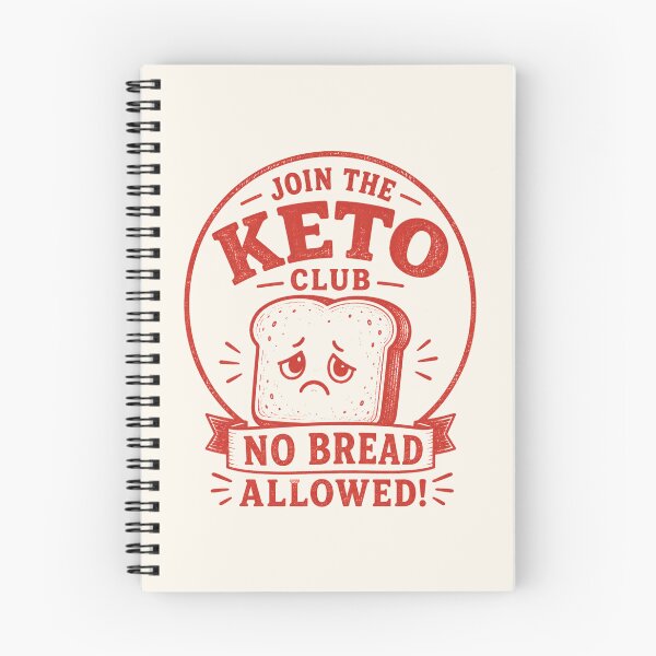 Item preview, Join the Keto Club No Bread Allowed designed and sold by DemureArtsy.