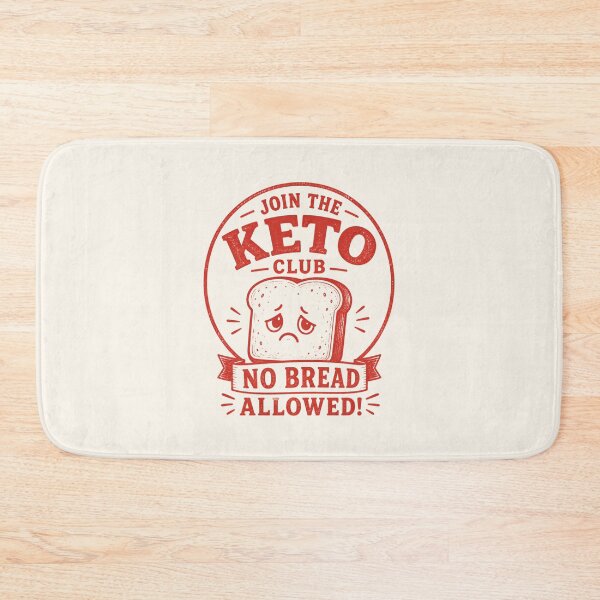 Item preview, Join the Keto Club No Bread Allowed designed and sold by DemureArtsy.