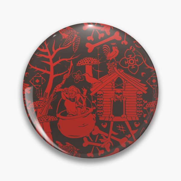 Item preview, Baba Yaga Nightmare in Brown + Red designed and sold by YesterdayColl.