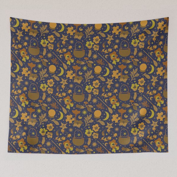 Item preview, Poisonous Potions in Navy and Gold designed and sold by YesterdayColl.