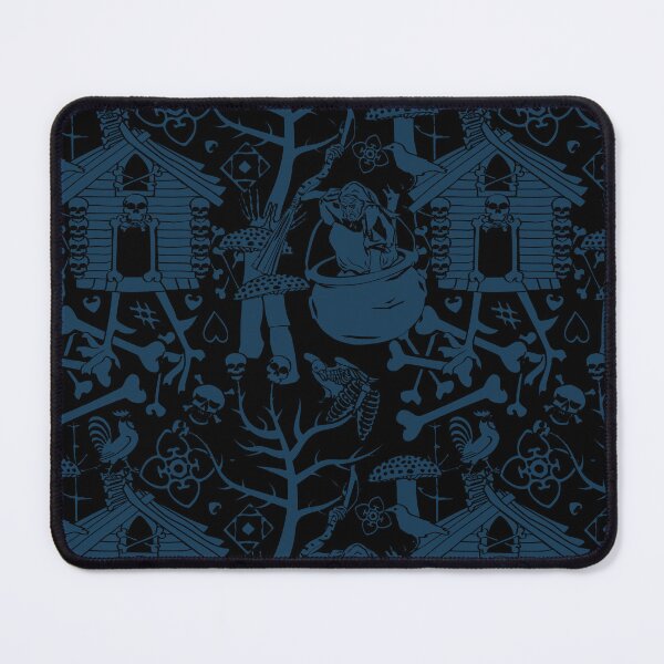 Item preview, Baba Yaga Nightmare in Black + Poseidon Blue designed and sold by YesterdayColl.