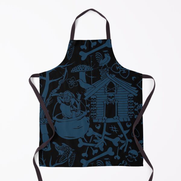 Item preview, Baba Yaga Nightmare in Black + Poseidon Blue designed and sold by YesterdayColl.