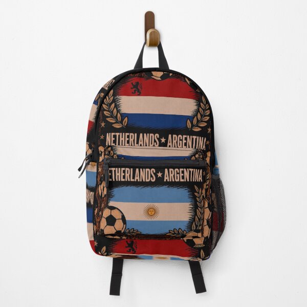 Item preview, Netherlands vs Argentina Retro Football Art Poster designed and sold by Nexus Space.