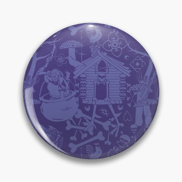 Item preview, Baba Yaga Nightmare in Potion Purple + Periwinkle designed and sold by YesterdayColl.