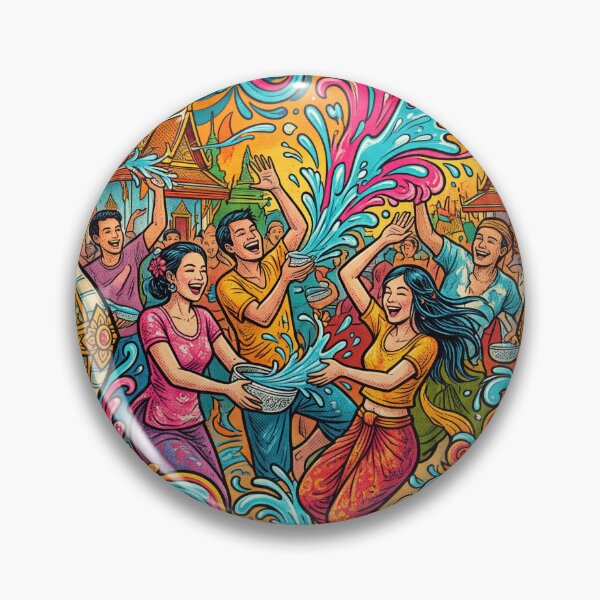Item preview, Songkran Water Festival - Thailand designed and sold by Lost-Horizons.
