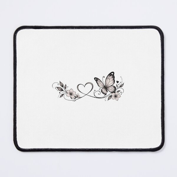 Item preview, Enchanted Butterfly Heart Tattoo – Magical & Elegant Butterfly Design – Magical Love Design designed and sold by ArtSculpt.