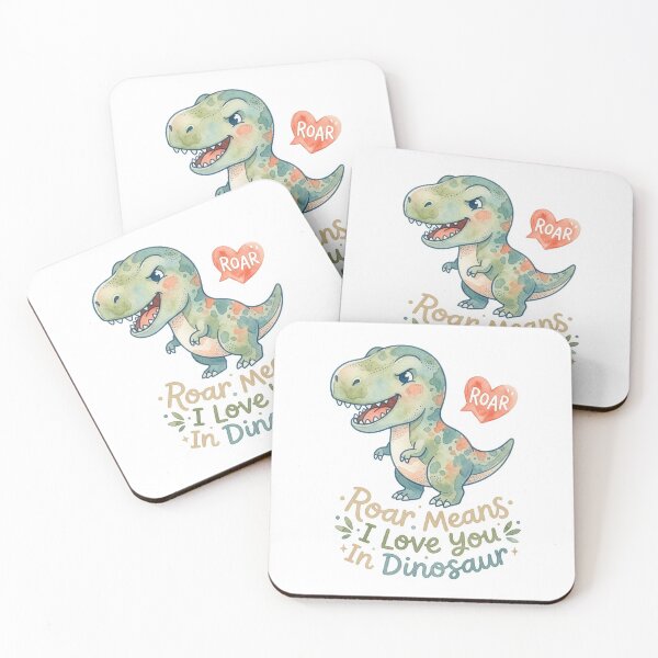 Item preview, Roar Means I Love You In Dinosaur designed and sold by TheWildLanding.