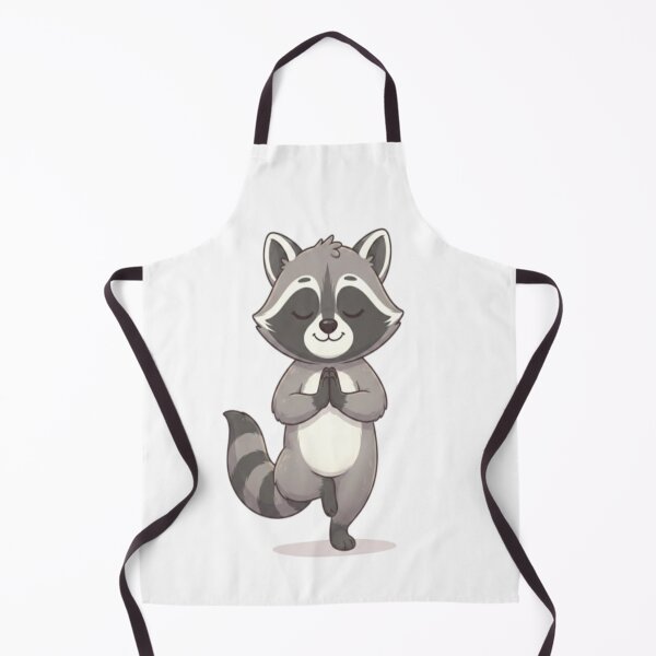 Item preview, Cute Raccoon Meditating Yoga Pose designed and sold by Ella_Sketch.