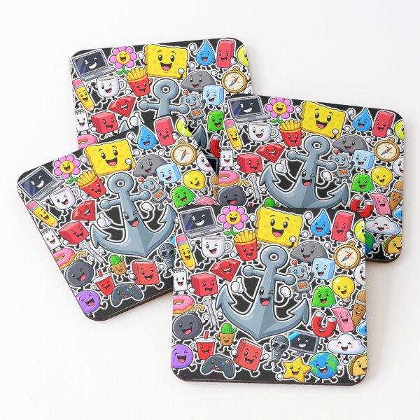 Item preview,  Cute BFDI Cartoon Fan Art Kids designed and sold by raspeed.