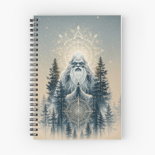 Item preview, Forest Spirit Meditation Watercolor Geometry Nature Guardiaв designed and sold by KaurisDigital.