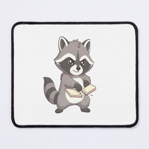 Item preview, Cute Raccoon Karate Breaking Board designed and sold by Ella_Sketch.