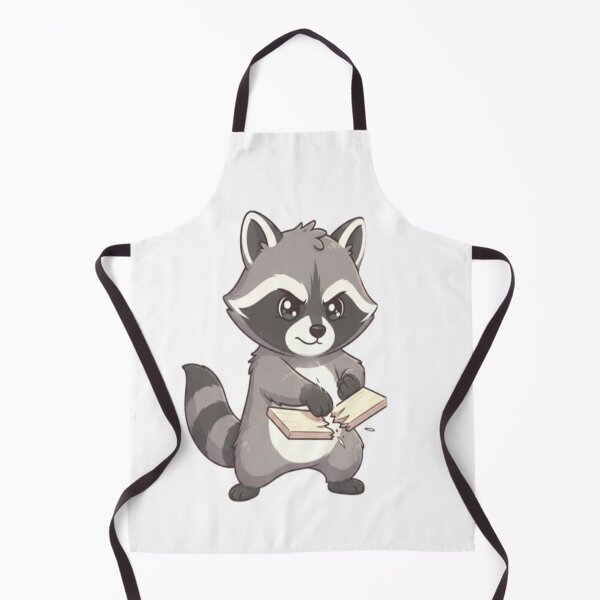 Item preview, Cute Raccoon Karate Breaking Board designed and sold by Ella_Sketch.