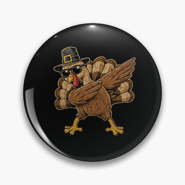 Artikelvorschau, Cooler Retro-Truthahn-Pilgerhut für Thanksgiving im Vintage-Stil entworfen und verkauft von Moizento.