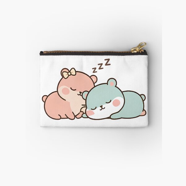 Item preview, Cozy Napping Bear Couple - Kawaii Sleeping Pastel Bears designed and sold by Cuddly-Critters.