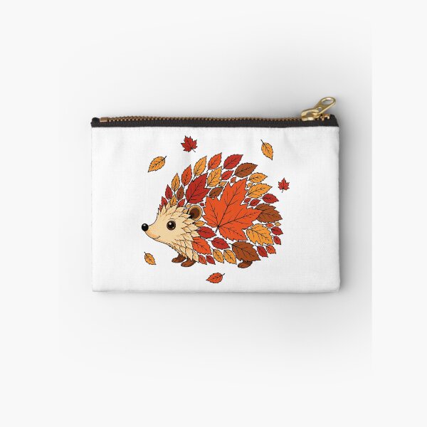 Item preview, Autumn Whirlwind— Hedgehog in a Swirl of Maple Leaves designed and sold by Krasnovaovaova.